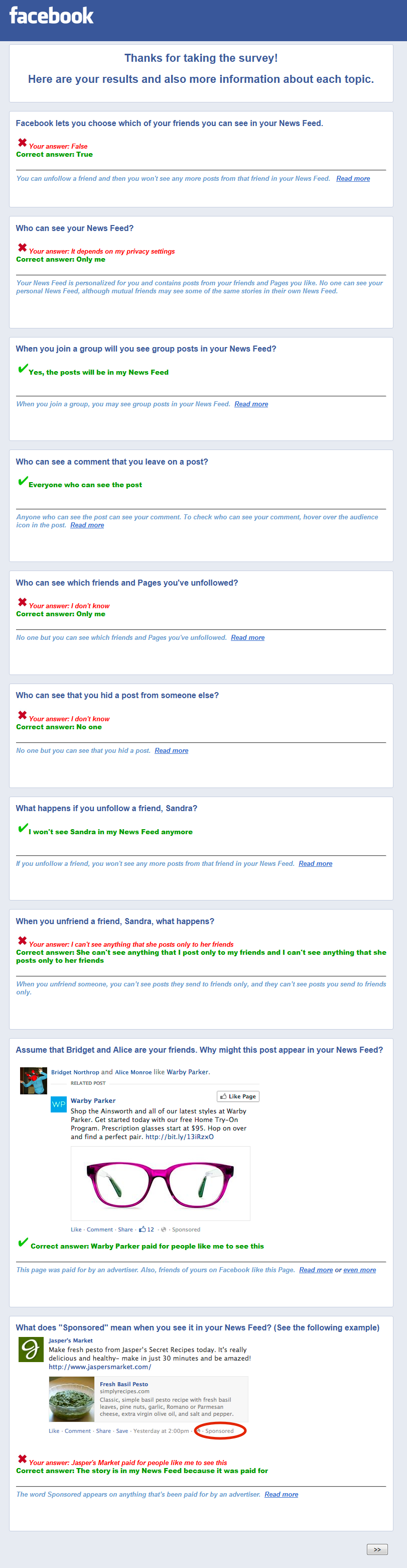 Facebook-Werbung